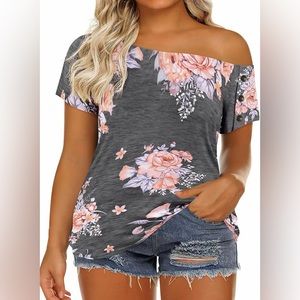 NWOT Ritera Off Shoulder Short Sleeve Tunic Top Sz 3XL